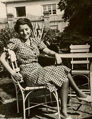 חנה סנש. צוואה בארבע שורות | צילום: ארכיון חנה סנש, הספריה הלאומית