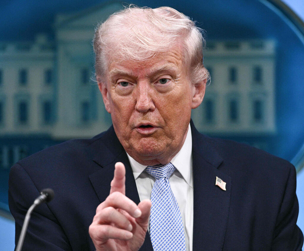 טראמפ. יגיע לאזור? | צילום: אי-אף-פי, BRENDAN SMIALOWSKI