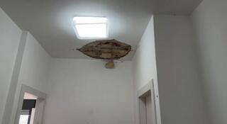 הרס בבית שנפגע בשלומי