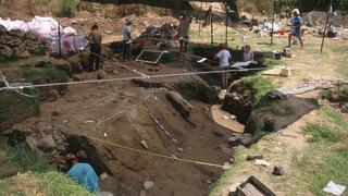 מלאכת החפירות באתר האשלי גשר בנות יעקב