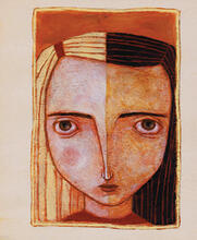 ציור שציירה חוה בהשראת סיפור ההסתרה שלה