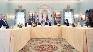 פגישת המשא ומתן בין שגרירת לבנון לשגריר ישראל בארה"ב