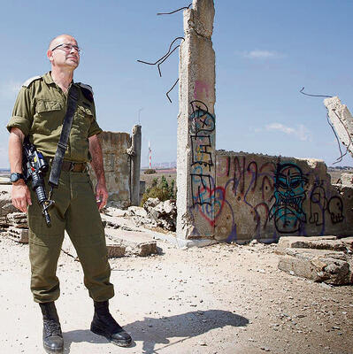 האומץ, נכון יותר החוצפה. רומן גופמן | צילום: גיל נחושתן