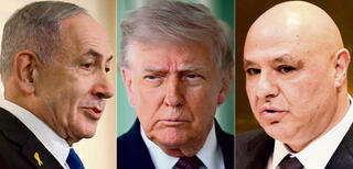 ישיגו הסכם? נשיא לבנון עאון, רה"מ נתניהו ונשיא ארה"ב טראמפ