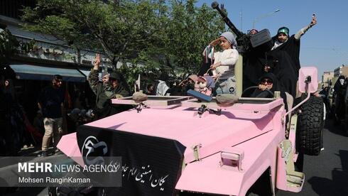 Iran regime uses women, pink weapons for PR