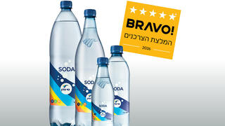 סודה מי עדן זוכה "BRAVO - המלצת הצרכנים 2026" בקטגוריית סודה.