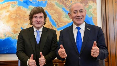 נתניהו לצד נשיא ארגנטינה: „כל רגע יכול להביא התפתחות חדשה עם איראן” | שידור ישיר