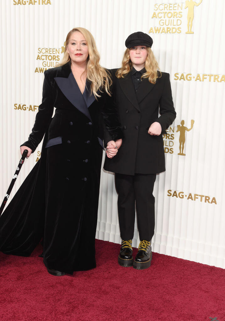 כריסטינה אפלגייט ובתה סיידי (צילום: Gilbert Flores/Variety via Getty Images) כריסטינה אפלגייט סיידי