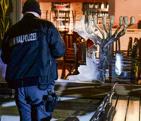 חלונות שבורים. המסעדה שהותקפה במינכן