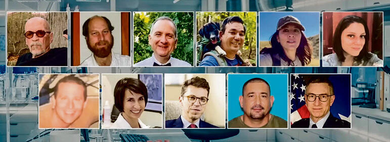 המדענים האמריקאים שמתו או נעלמו | צילום: מתוך התקשורת האמריקאית