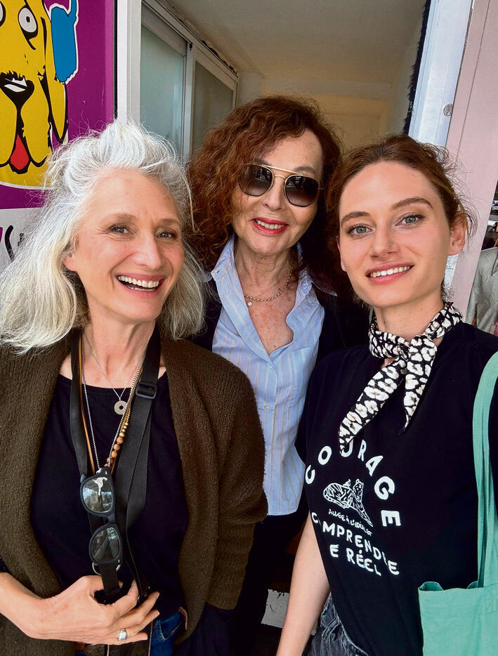 שלושה דורות של יופי. נעם פרוסט, חיה בירן וענת בירן פרוסט | צילום: פרטי