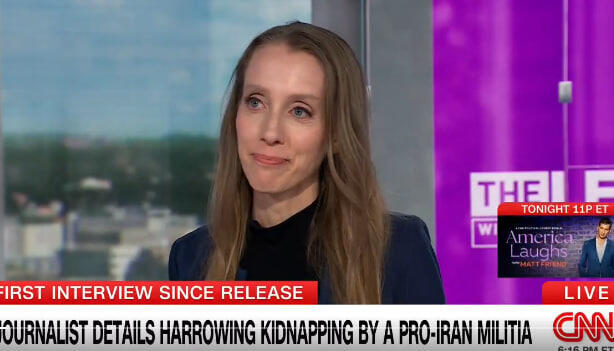 שלי קיטלסון (צילום: מתוך CNN) העיתונאית האמריקנית שלי קיטלסון בריאיון ל-CNN