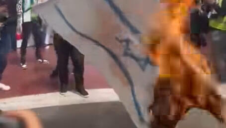 'Examine their ties to Iran and Hezbollah': Moroccan lawyer files complaint over Israel flag burning in Rabat