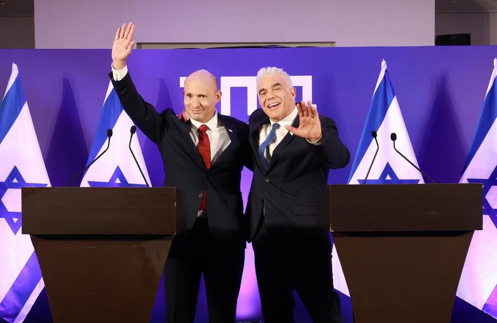 מסע"ת משותפת של יאיר לפיד ונפתלי בנט (צילום: דנה קופל) מסע"ת משותפת של יאיר לפיד ונפתלי בנט