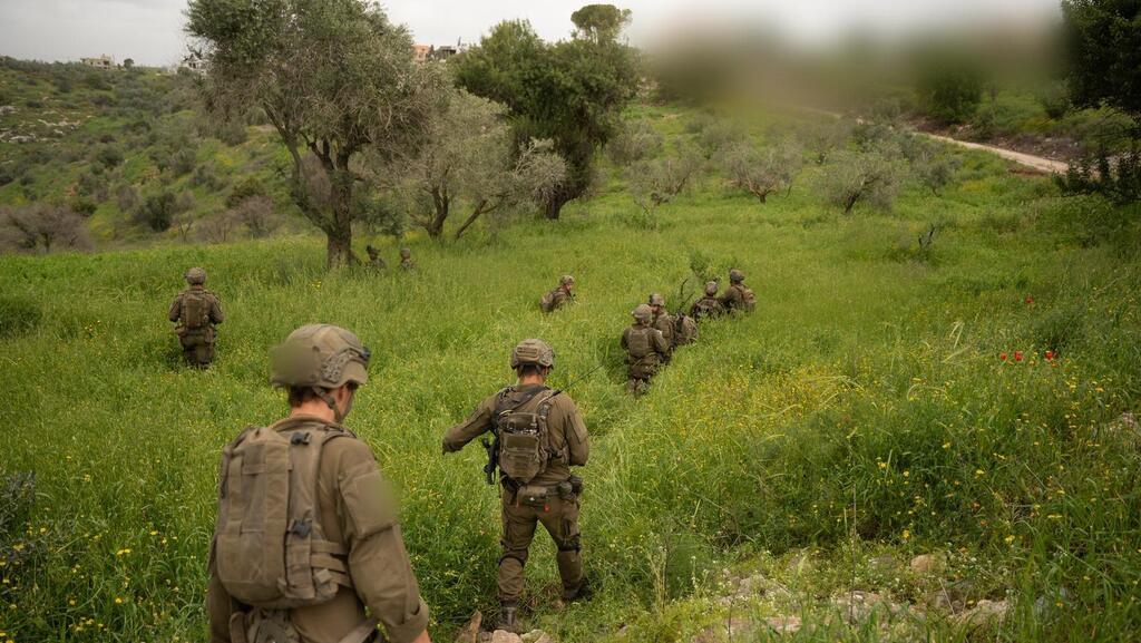 קונסטרוקציה שמשרתת את חיזבאללה. הכוחות בדרום לבנון, אתמול (צילום: דובר צה"ל ) פעילות כוחות צוות הקרב החטיבתי גולני בדרום לבנון