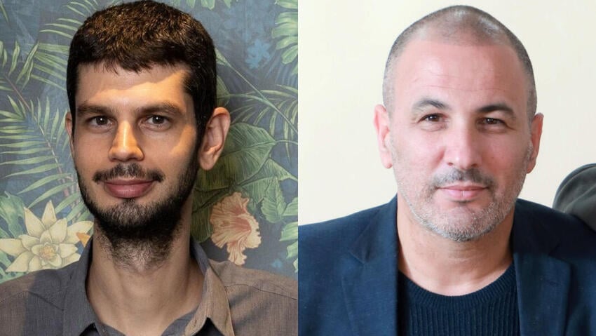 מימין: רוברטו בן שושן ואביעד רוזנבוים (צילום: דנה קופל, עוז מועלם) מימין: רוברטו בן שושן ואביעד רוזנבוים