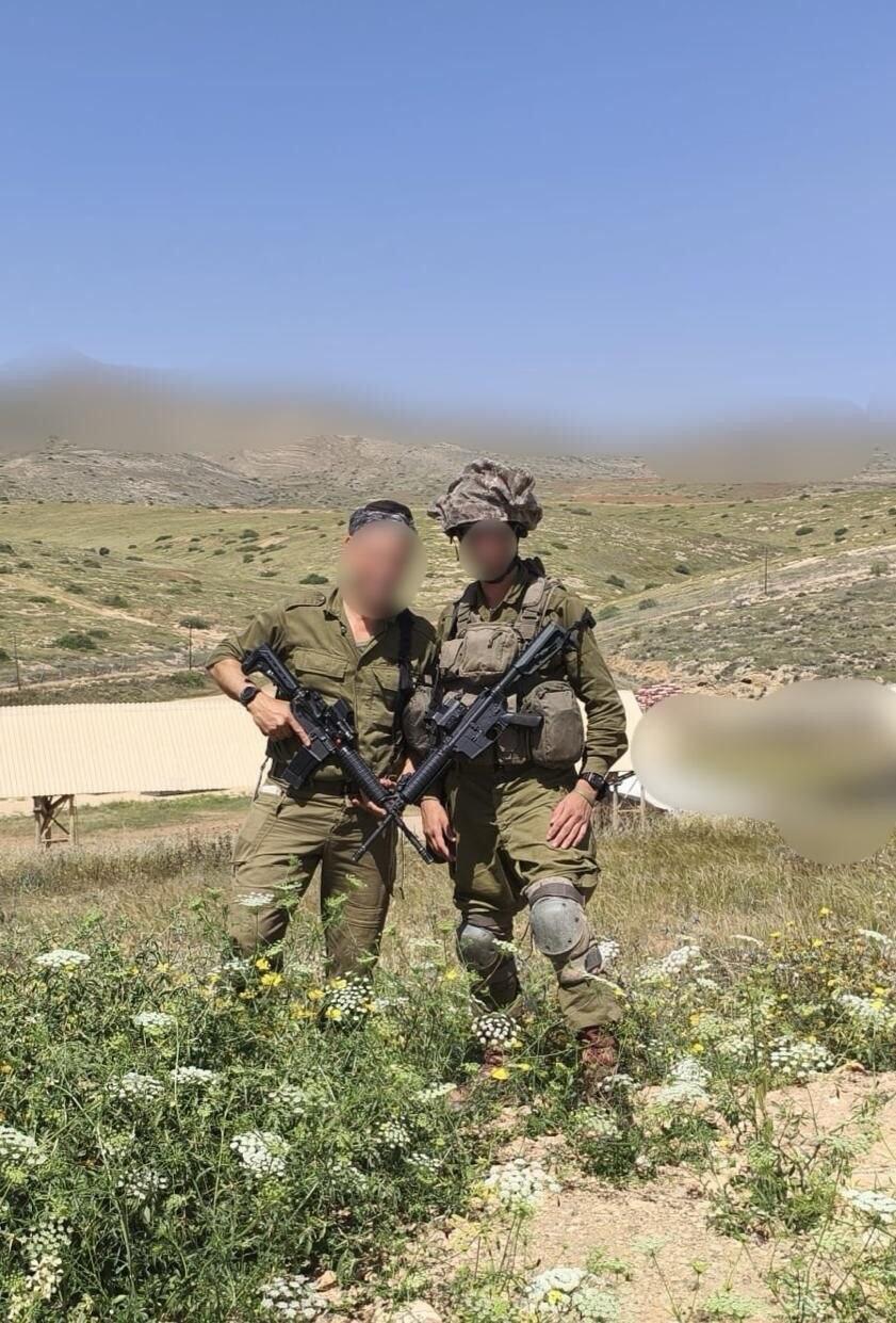 טירונות עם אבא (צילום: דובר צה"ל) טירונות עם אבא