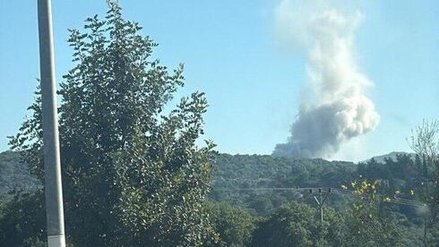 Hezbollah strike in Shomera sets vehicle ablaze, underscoring ongoing ceasefire...