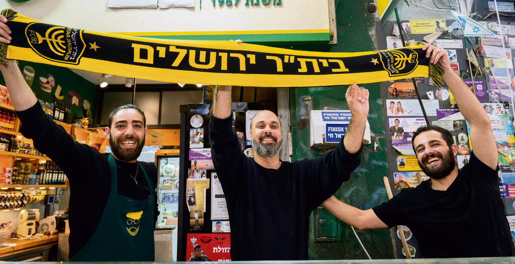 גילי אהרון (מימין) ואוהד אברס. "חומר של אלופים"