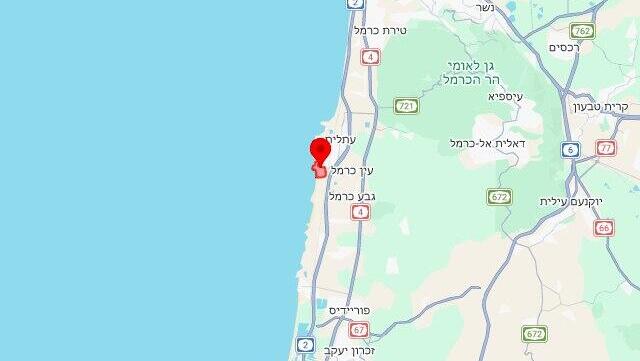 מפת אזורי האזעקות