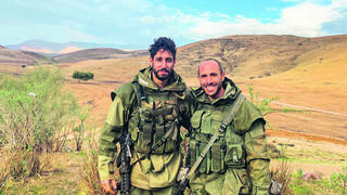 אל"מ עמרי רוזנקרנץ עם עידן עמדי