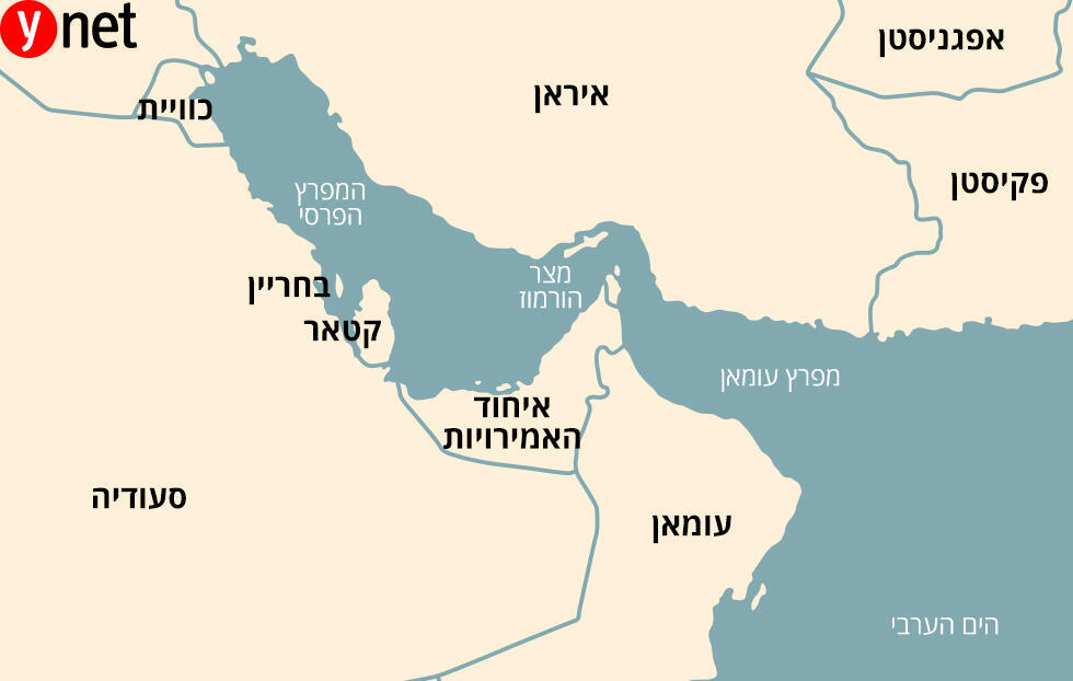 Map of the Persian Gulf