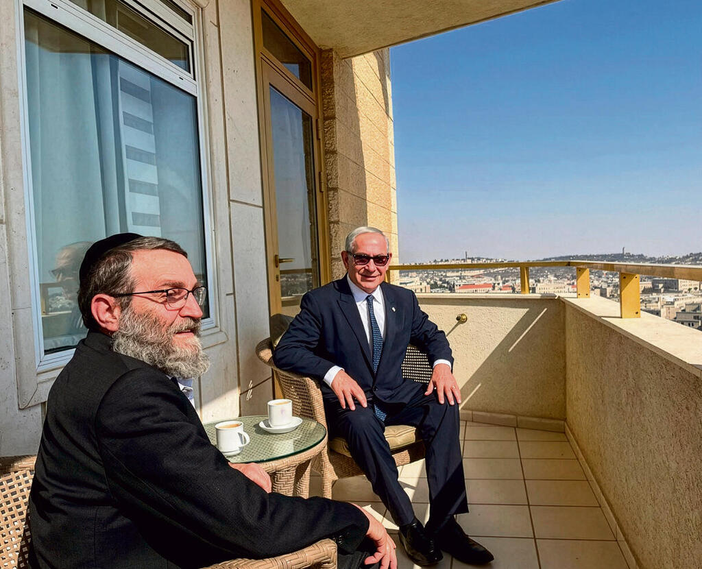 נתניהו וגפני. גוש הימין נסדק, ומקור הסדק בהשתמטות מגיוס (ללא קרדיט) נתניהו וגפני. גוש הימין נסדק, ומקור הסדק בהשתמטות מגיוס