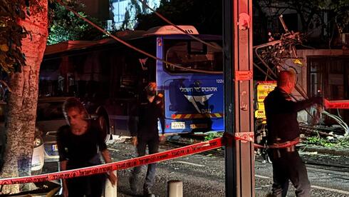 Girl, 11, critically hurt after bus downs electric pole in Tel Aviv
