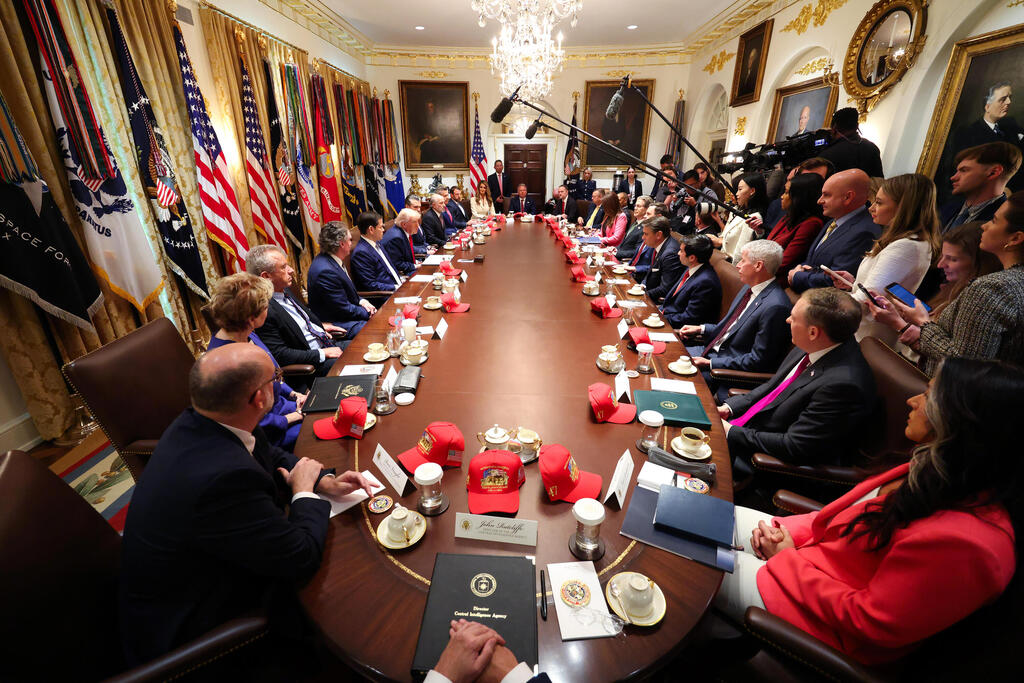 נשיא ארה"ב בבית הלבן (צילום: Win McNamee/Getty Images) נשיא ארה"ב בבית הלבן
