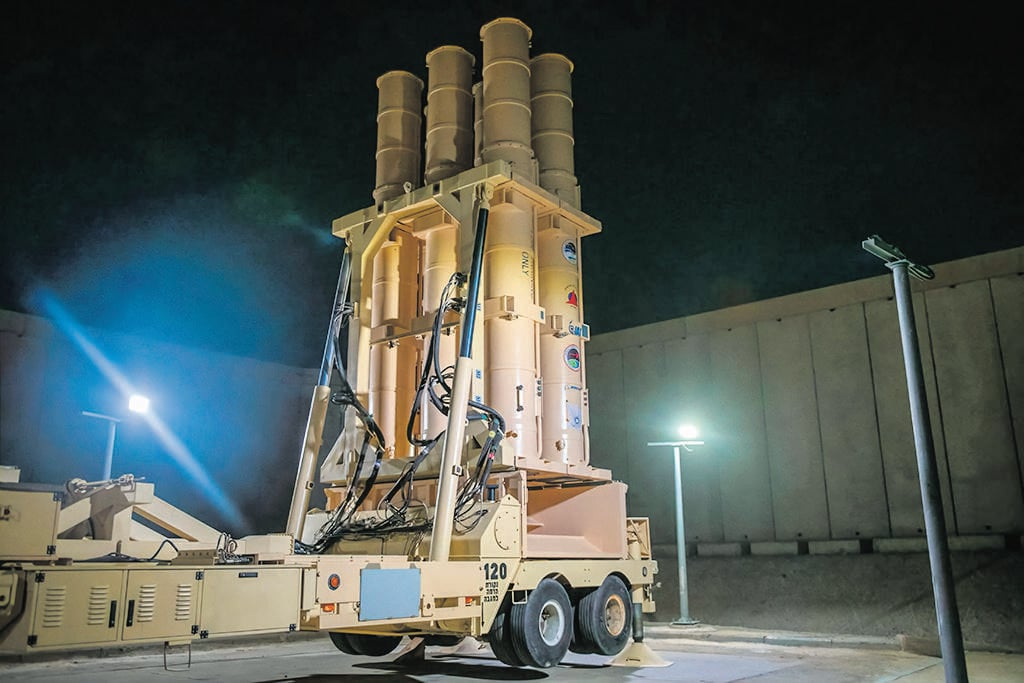 Arrow missile launcher (Photo: IDF) משגר של טיל חץ