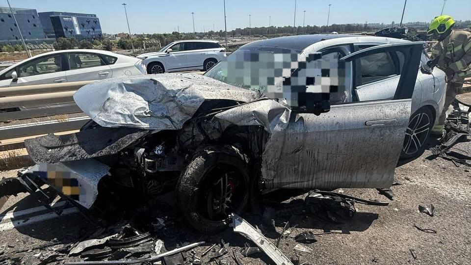 שיא שלילי של הרוגים בתאונות דרכים (צילום: תיעוד מבצעי מד"א) אמיר עלי פריג' נהרג בתאונת דרכים בכביש 5