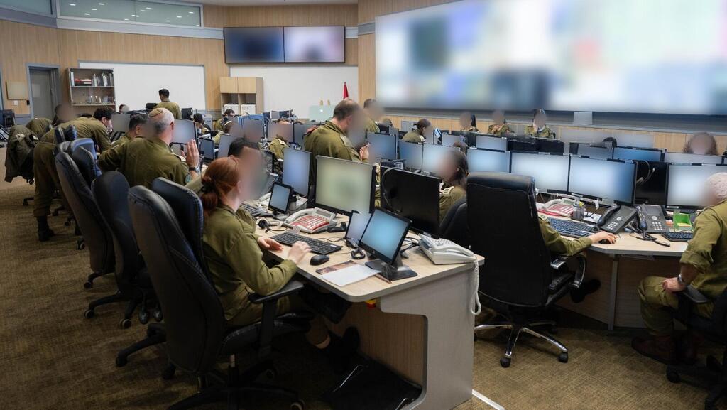 התיאום הצבאי בין ישראל לארה"ב הדוק (צילום: דובר צה"ל) בור הלחימה באגף המבצעים