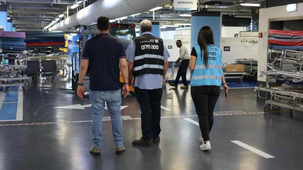 בית החולים רמב"ם עבר למתכונת חירום (צילום: דוברות רמב"ם) בית החולים רמב"ם עבר לפעול מתחת לפני הקרקע בעקבות הירי מאיראן