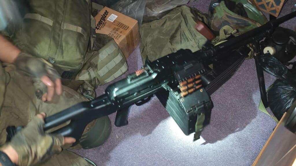 צילום: דובר צה"ל תיעוד מאמצעי לחימה שאותרו על ידי חטיבת גבעתי בדרום לבנון