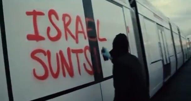 Pro-Palestinian vandals damage Israeli light rail cars in Spain