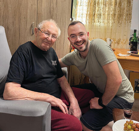 קופמן ז"ל והנכד ליאור קופמן ז"ל והנכד ליאור
