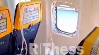מטוס ריאנאייר שבו התנתק חלון במהלך טיסה