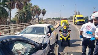 הרכבים התנגשו חזיתית: הרוגה בתאונת דרכים סמוך לנמל אשדוד