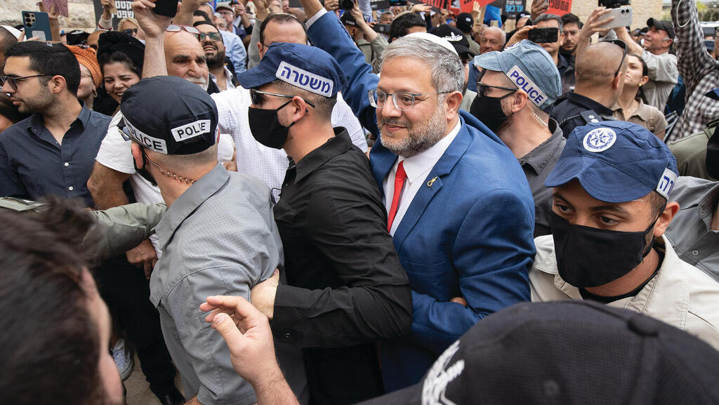 השר בן גביר (אלכס קולומויסקי) השר בן גביר