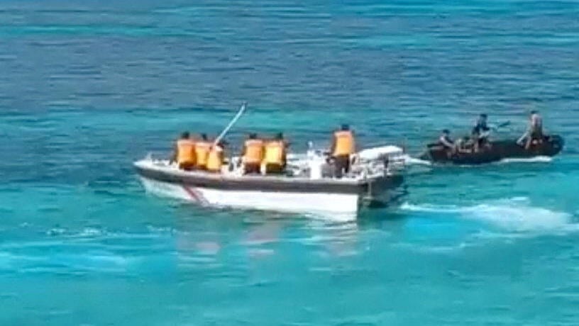 The ambassadors were summoned for reprimands following the maritime incident (Photo: Jay Tarriela via X/Handout via REUTERS) The ambassadors were summoned for reprimands following the maritime incident