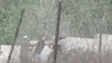 Video shows Palestinian snatch Israeli’s rifle before deadly West Bank attack