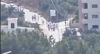 כ-20 מתנחלים נכנסים לכפר הפלסטיני תל, יום אחרי הפיגוע
