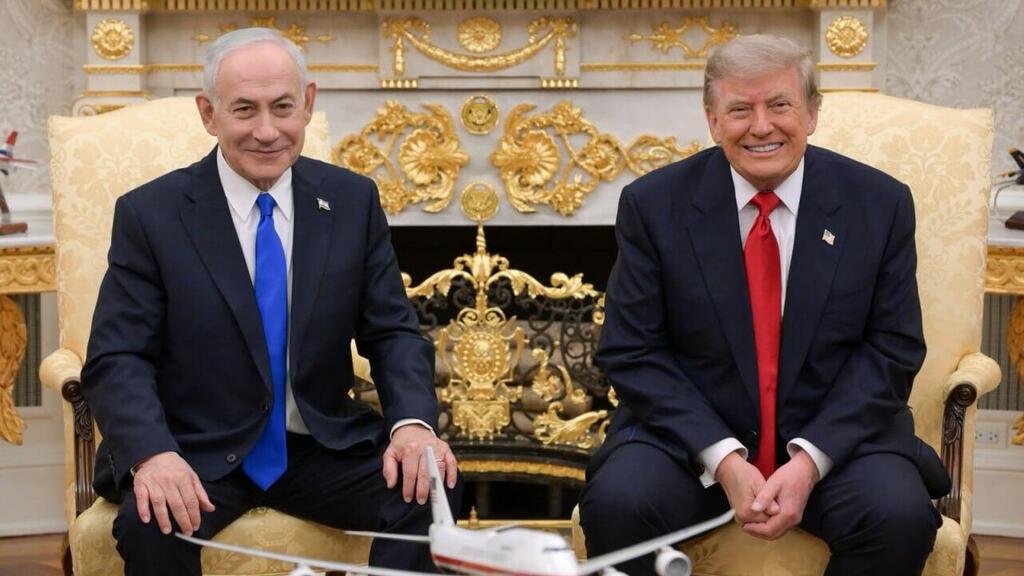 ראש הממשלה בנימין נתניהו נפגש עם נשיא ארה"ב דונלד טראמפ בבית הלבן