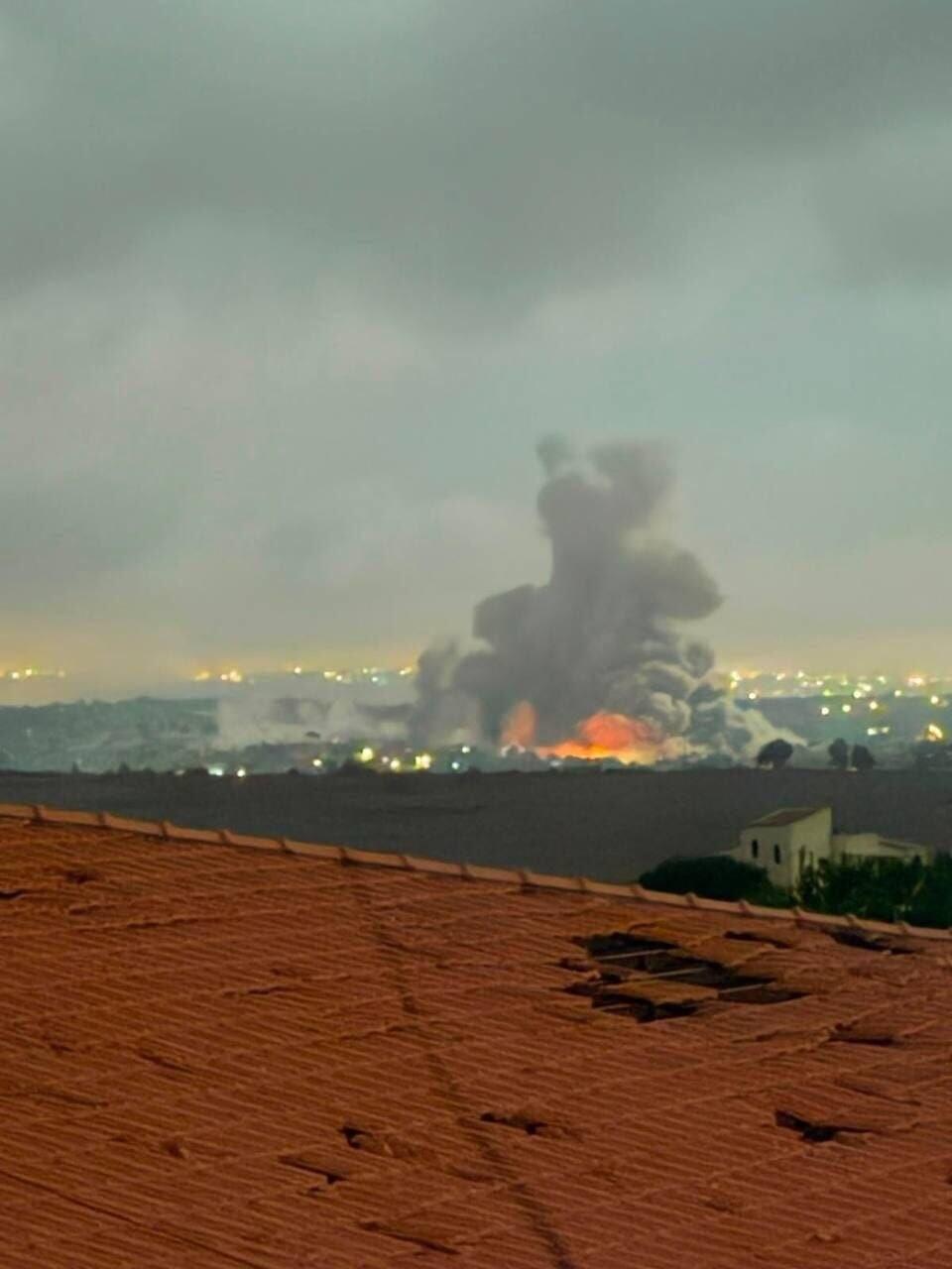 תיעוד מהשמדת התוואים ברשת המנהרות במרחב רכס הבופור