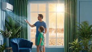 מזגני TCL AI  בטכנו' Air-cooled E-box  מקררים גם עם טמפ' חיצונית של 60°C 