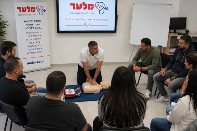 קורס עזרה ראשונה (נוצר באמצעות בינה מלאכותית) קורס עזרה ראשונה