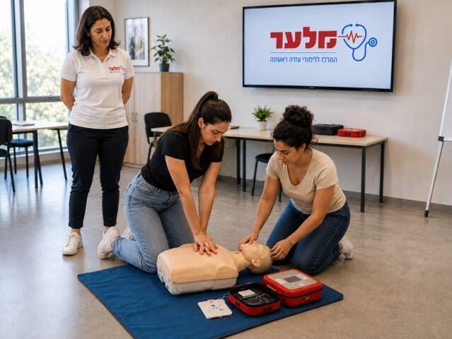 רענון עזרה ראשונה (נוצר באמצעות בינה מלאכותית) רענון עזרה ראשונה