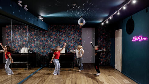 Let's dance: This colorful Israeli home has a private disco room