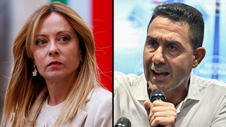 החוקה לזבל, היהודים שטן: הכוכב העולה של הימין הקיצוני באיטליה מסבך את מלוני