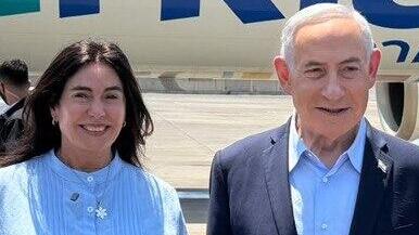 נתניהו ורגב בנתב"ג